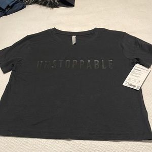 Athleta ‘Unstoppable’ Crop Tee- Small NWT